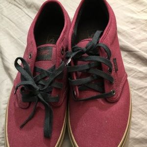 Maroon Vans